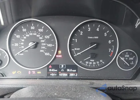 2015 BMW 328 Xi из США, поврежденный, VIN WBA3B3G59FNR89127